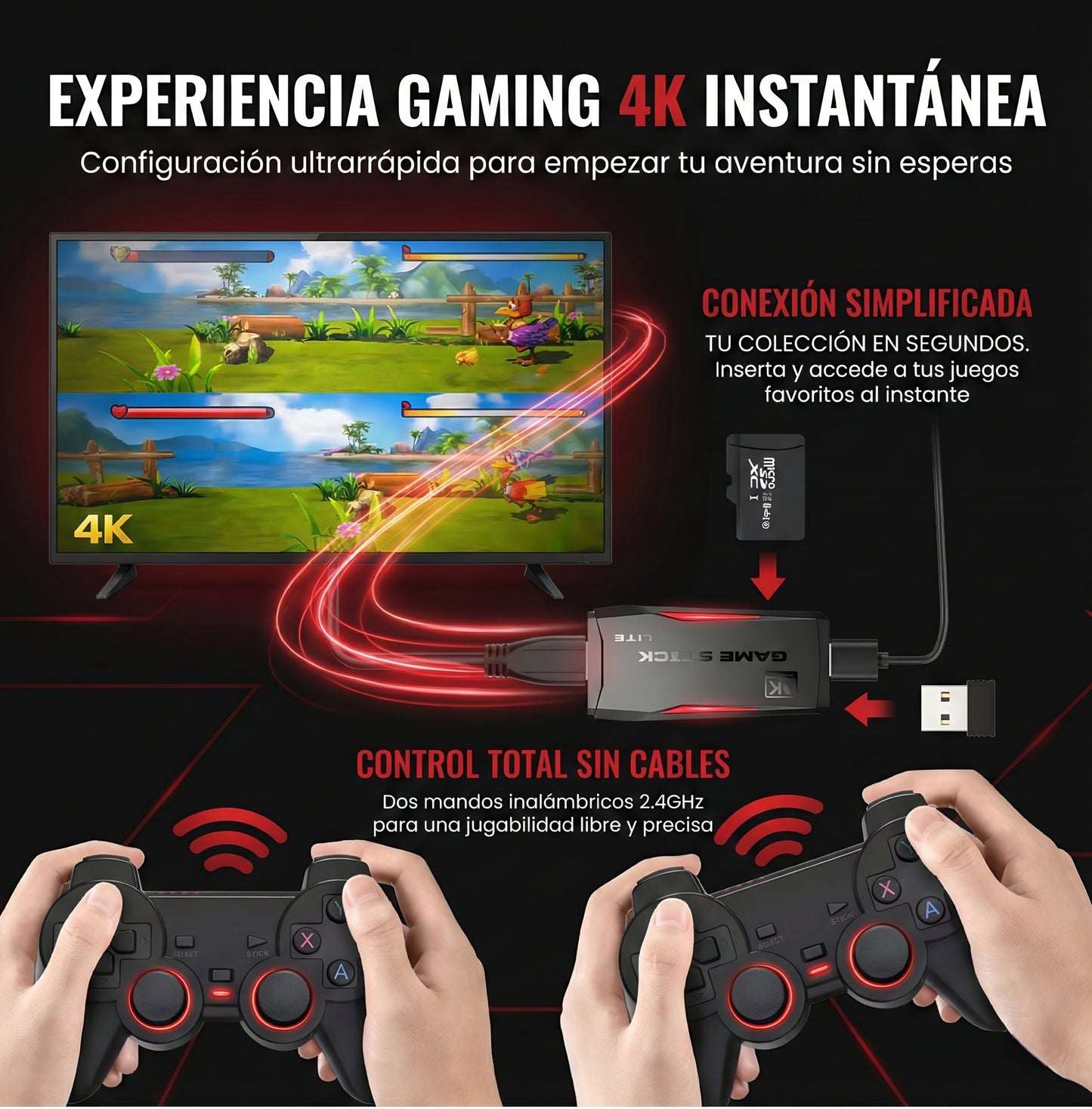 Consola de Video Juegos Arcade 90s ™